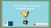 Lehrpreis für digitale Lehre 2020: Matthias Melzer