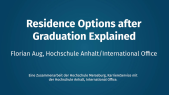 thumbnail of medium Workshop: Residence Options after Graduation Explained